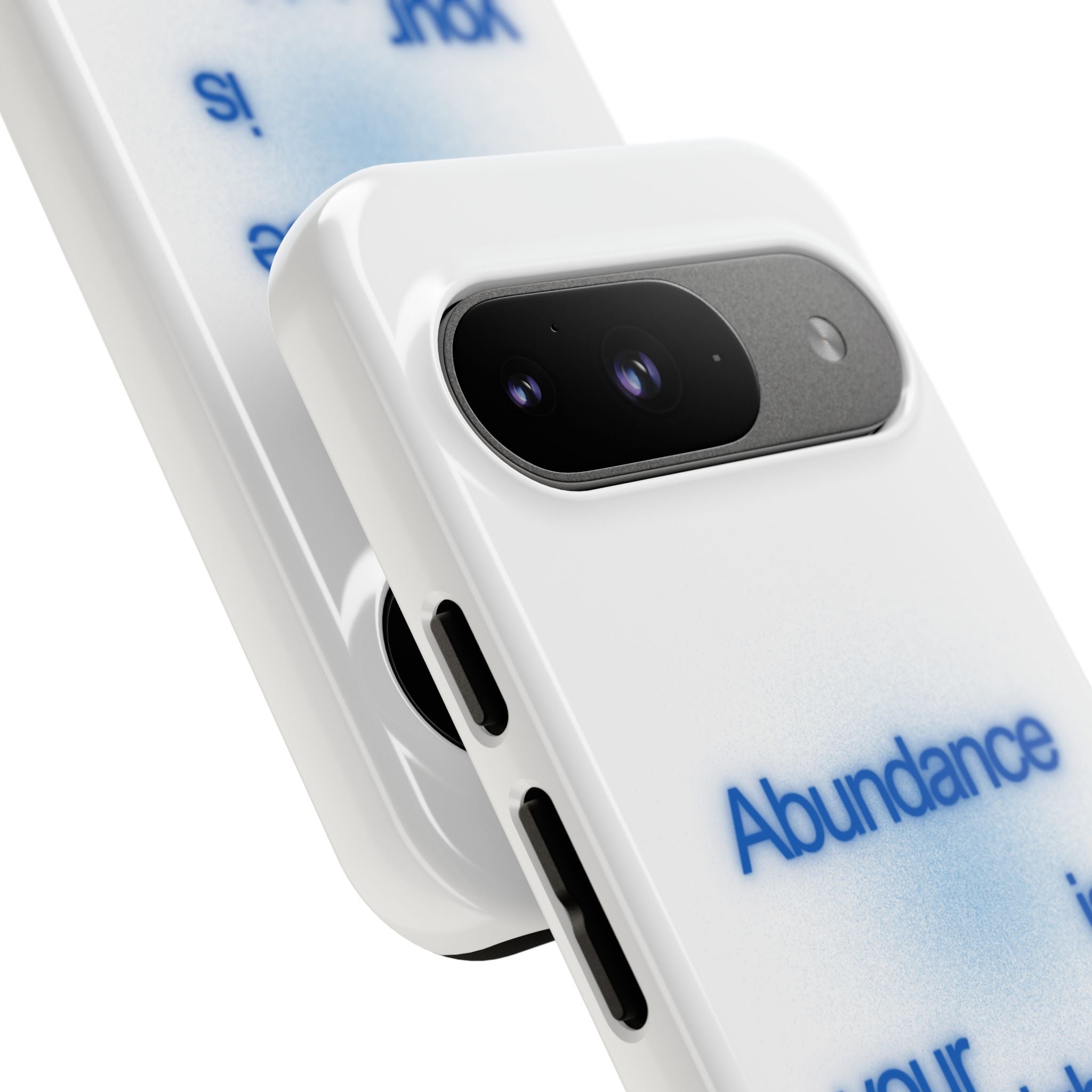 Abundance Is Your Birthright Phone Case — Positive Affirmation Protective Cover