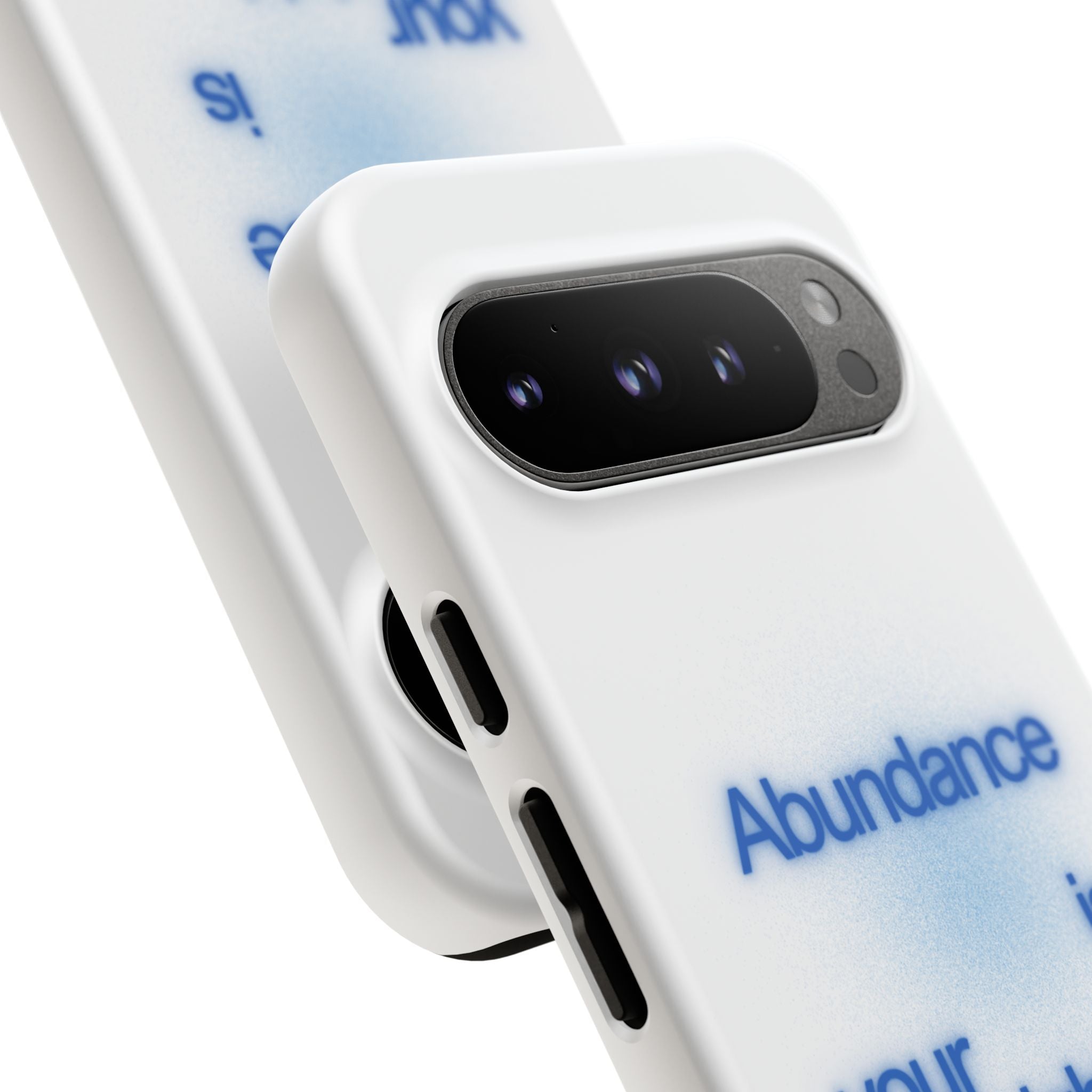 Abundance Is Your Birthright Phone Case — Positive Affirmation Protective Cover