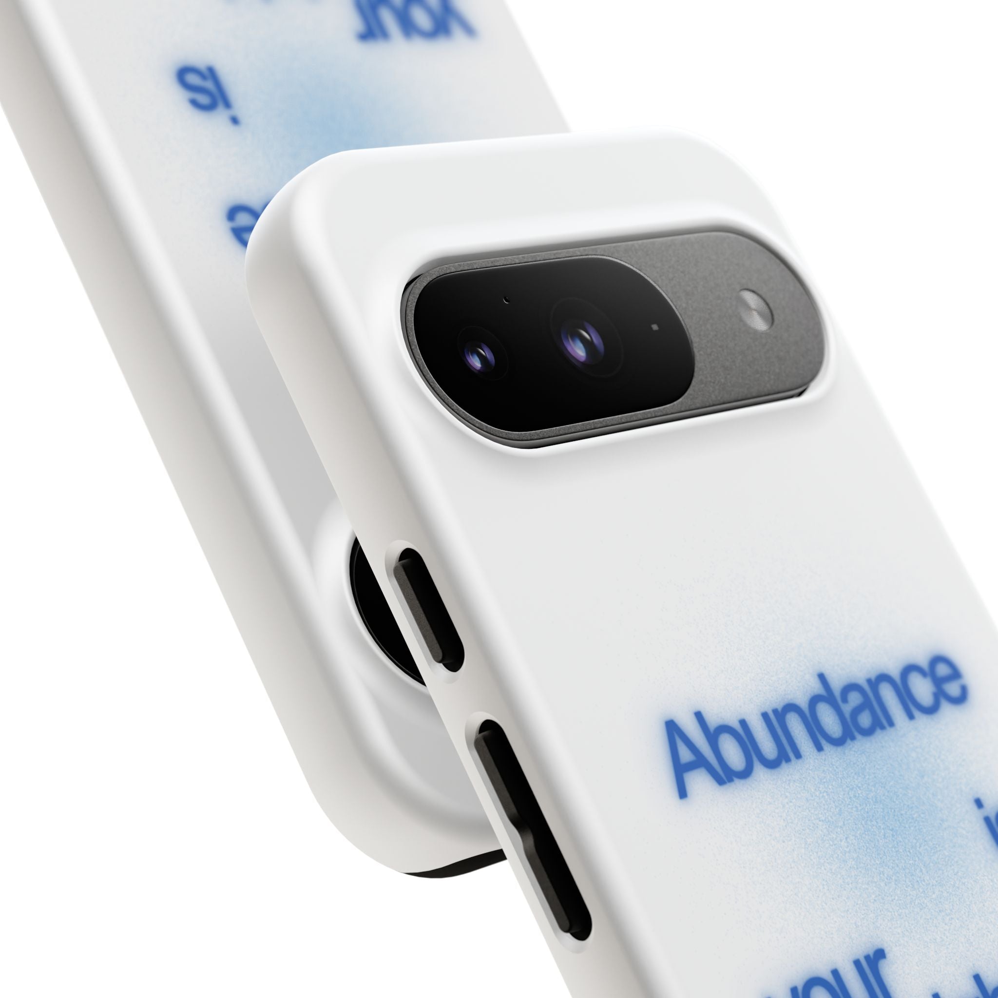 Abundance Is Your Birthright Phone Case — Positive Affirmation Protective Cover